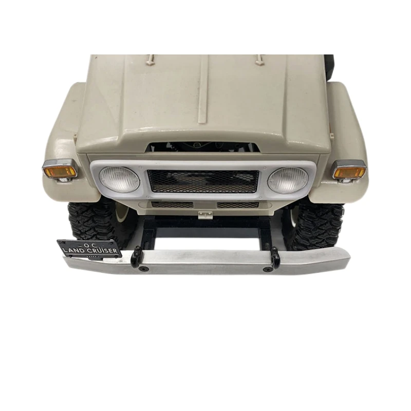 Metallic Front Face Grill set fit RC4WD Gelande2 Cruiser FJ40 Crawler Car RC 1/10 scale 5
