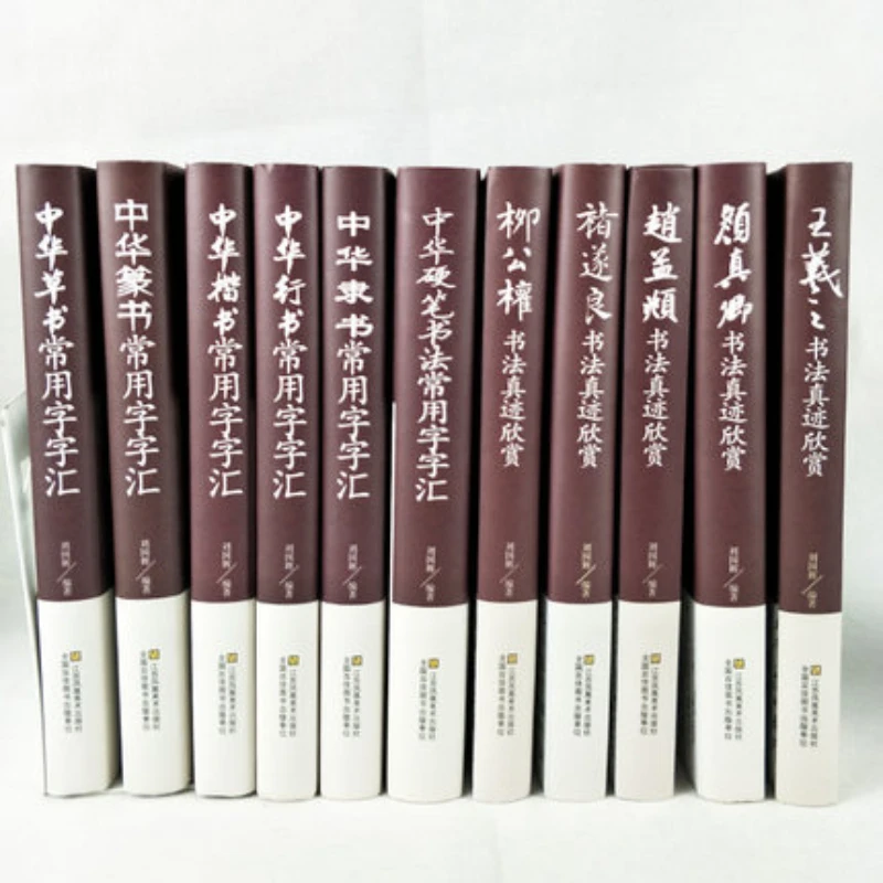 

Chinese Calligraphy Encyclopedia Set Famous Calligraphier Original Inscription Copybook Complete Collection Dictionary Copybooks