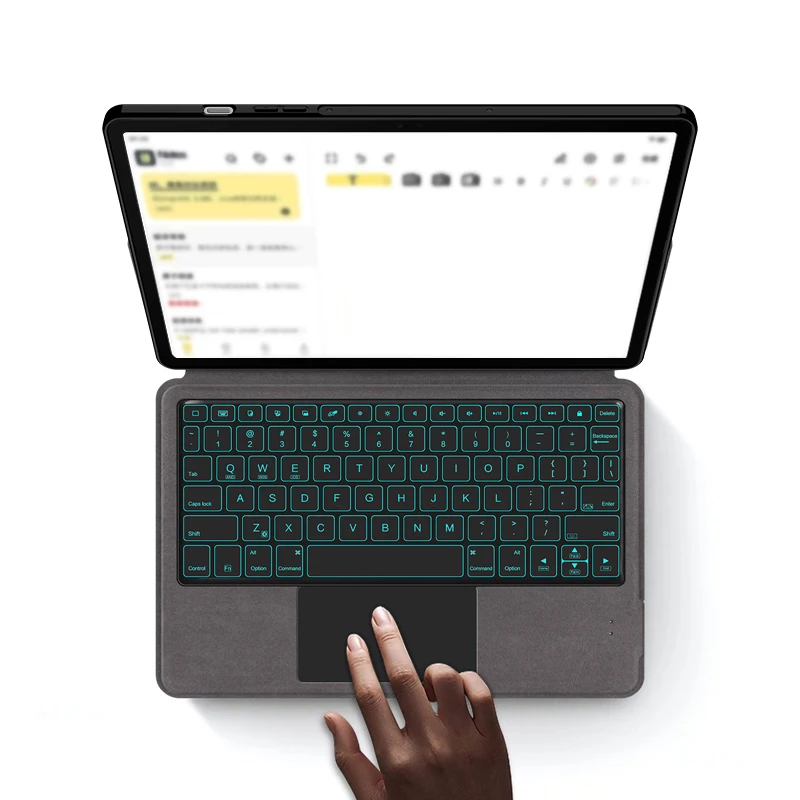 Capa Protetora do Teclado Smart Folio Retroiluminação Mágica Toque do Teclado Apto para Samsung Galaxy Tab s9 fe 10.9 Sm-x510 X516 X516b 2023 - Imagem 2