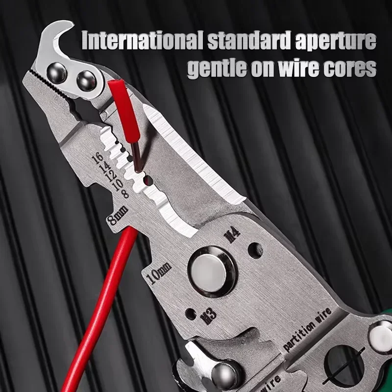 2024 New Upgrade Multifunctional Folding Wire Stripper-Professional Electrician Tool Portable Small All-In-One Pliers 4