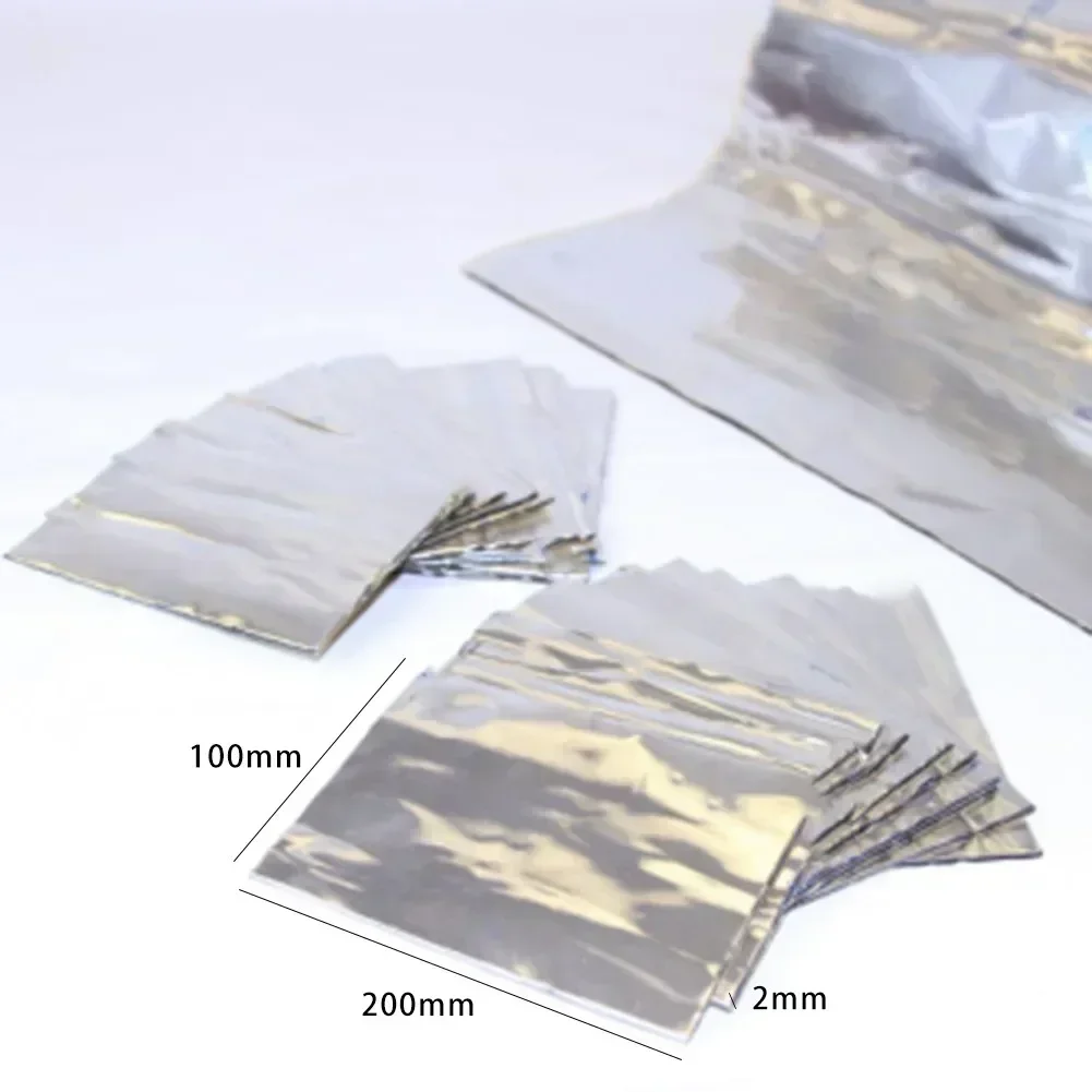 Soundproofing Board Car Soundproofing Shock Stop Plate Butyl Rubber + Aluminum Sheet