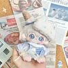 Milk candy rabbit 10cm baby clothes cute cotton doll clothes pajamas with eye mask set 1