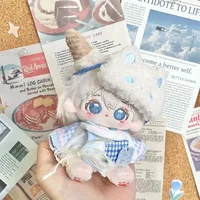 Milk candy rabbit 10cm baby clothes cute cotton doll clothes pajamas with eye mask set 1