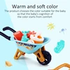 Beach Toy Stroller Kids Excavator Toy Kids Wheelbarrow Kid Sand Toys Set Cart Beach Sand Toy Plastic Kids Sand Playset Baby 6