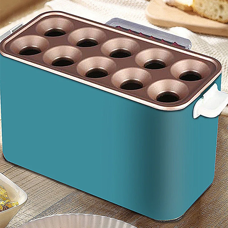 Egg sausage machine commercial egg ham ten-hole electric burst sausage package automatic home business snack equipment