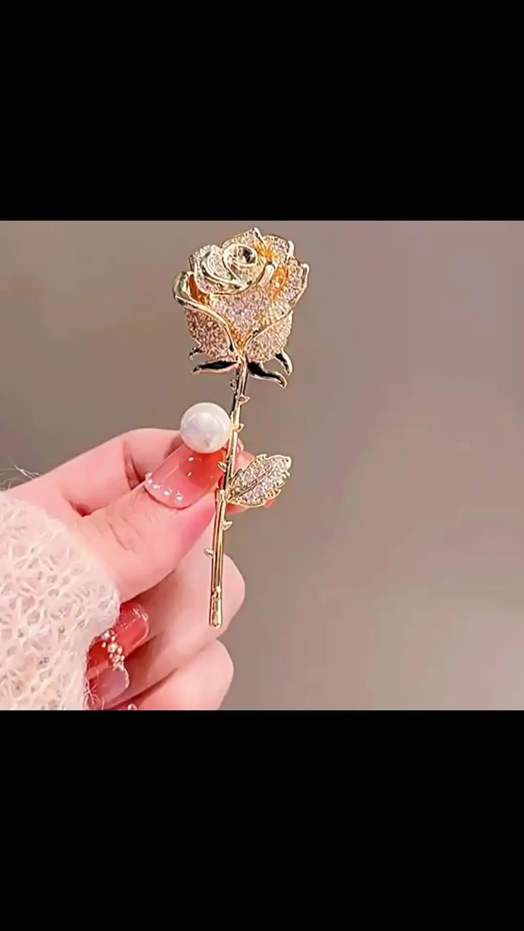 Tulip Rose Brooch For Women Nice Design Elegant Corsage Fashion
