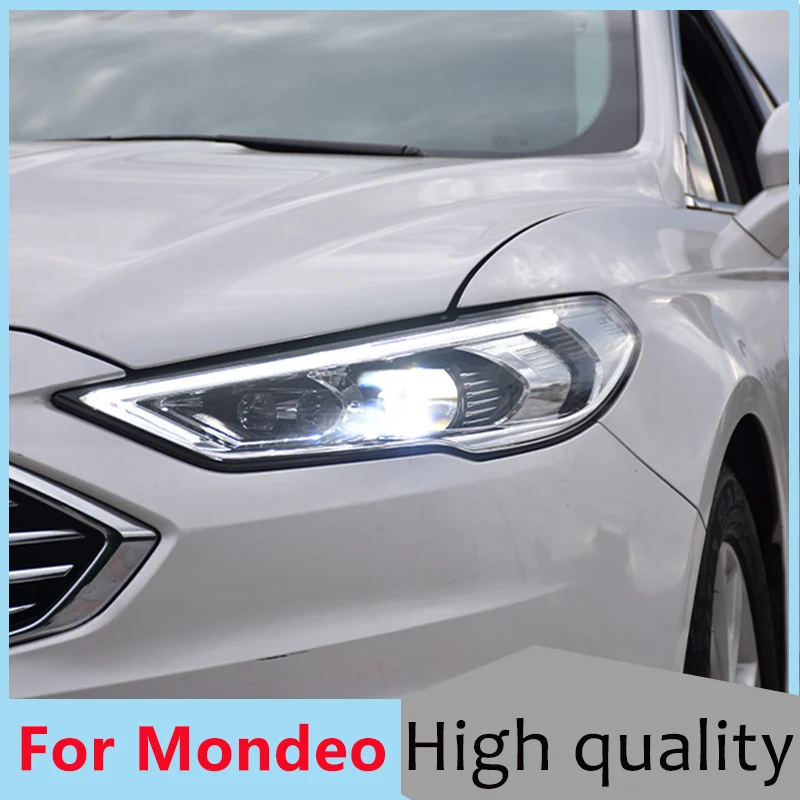 

Car Styling for Ford Mondeo 2017-2020 Headlights fusion LED Headlight DRL Hid Bi Xenon Beam Lens Flash Straight Yellow Turning