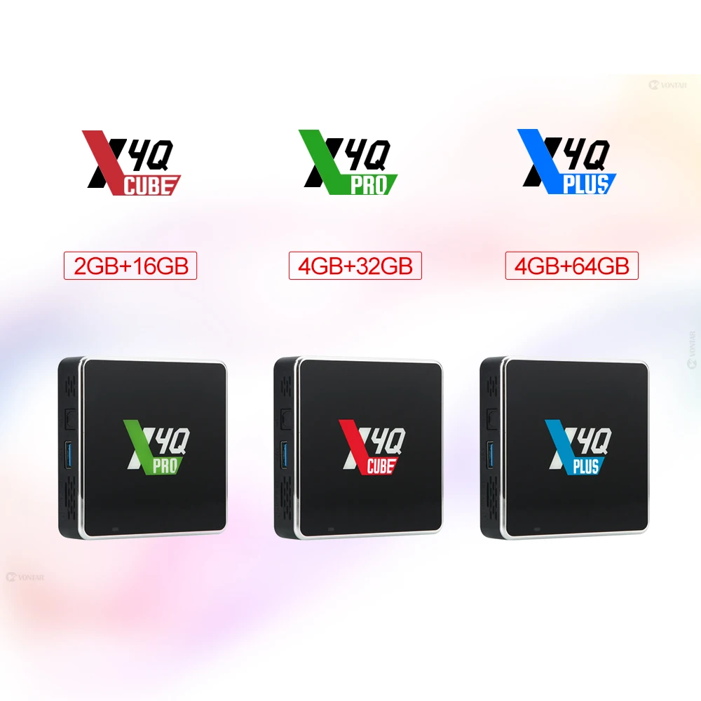 UGOOS X4Q Cube 2GB16GB TV BOX Android 11 Amlogic S905X4 DDR4 Pro 4GB 32GB Support Winevine L1 HDR 1000M BT 4K TVBOX Media player