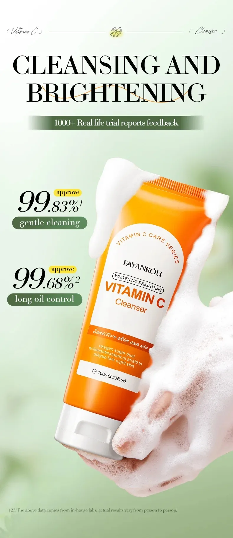 Brightening Vitamin C Foam Cleanser 100g