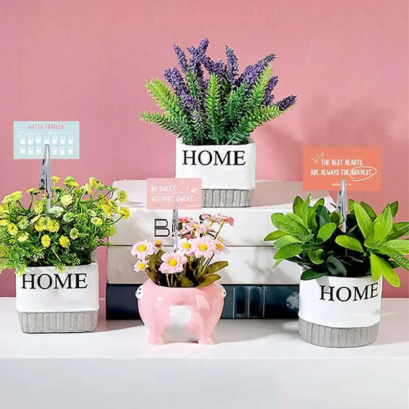 20Pcs Metal Place Cards Wire Clip Desk Place Card Holders Note Memo Photo Clip Holder Table Desktop Decoration Clips