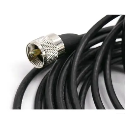 car mobile radio roof uhf male whip magnet mount base  antenna with 3m cable PL259