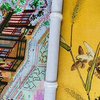 5 pinces à tissu pour travaux d'aiguille, attaches rapides pour couture, clips croisés, outils de fixation pour broderie 4