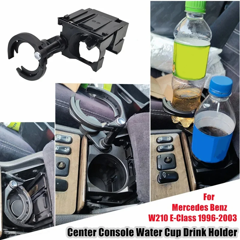 

Car Center Console Drink Water Cup Holder Tray A2106800114 For Mercedes-Benz W210 E55 E300 E320 E420 E430 1996-2002