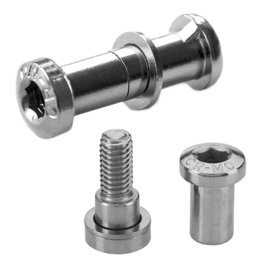 시트 포스트 클램프 CRMO 스틸 빈티지 분실 방지 바인더 고정 볼트, 8mm, 15-25mm