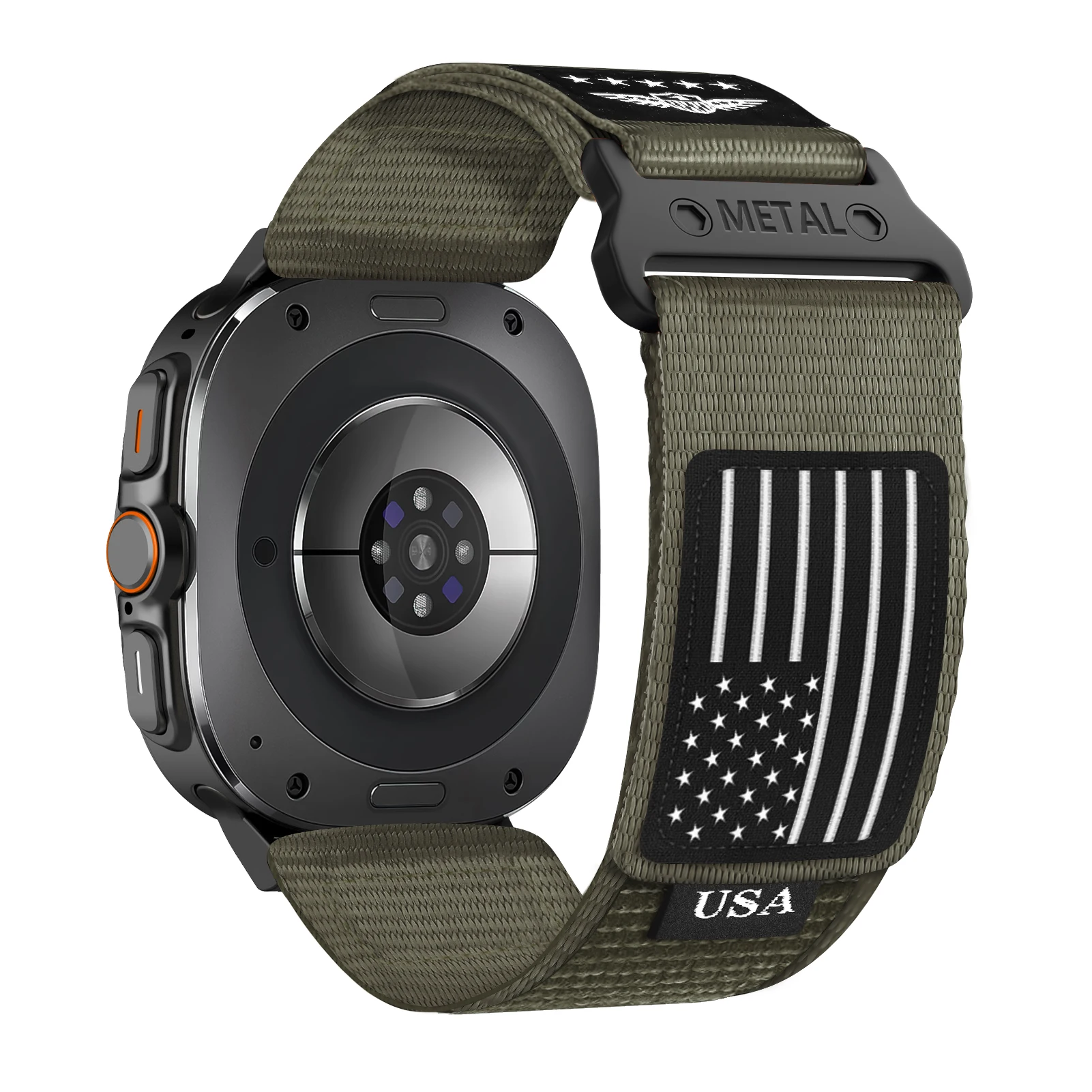 Adjustable Nylon Sport Band Strap for Samsung Galaxy Watch Ultra - 47mm Wrist Accessory Bracelet