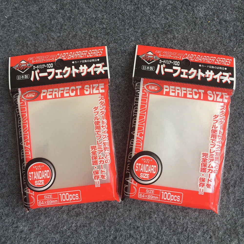 Transparent Kmc Perfect Fit Sleeves Card Barrier Board Game Cards Protector Trading Card Sleeve Pkm Game Cards Magic Protector Board Game Aliexpress