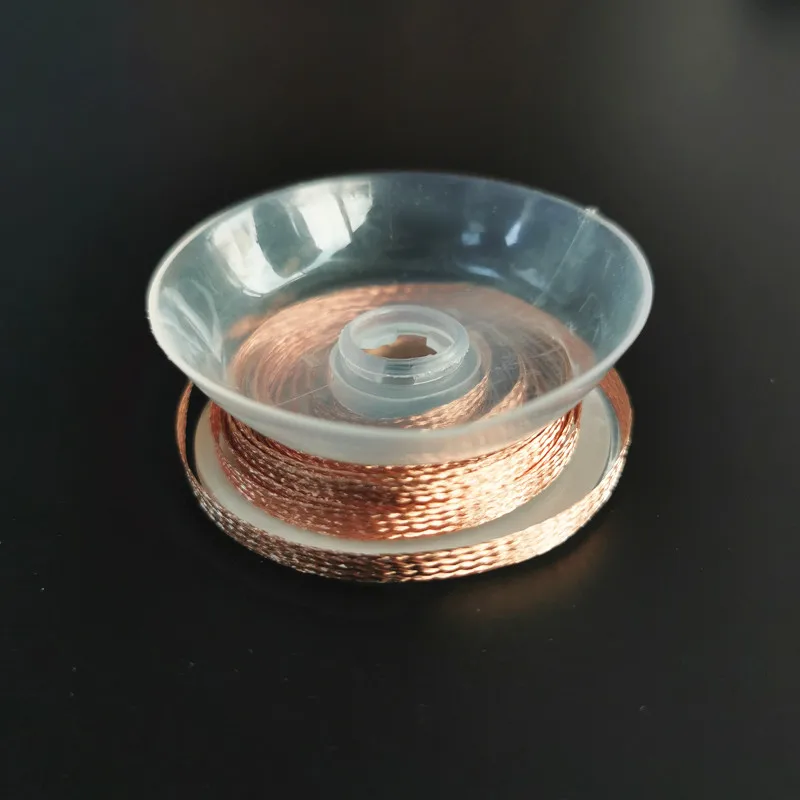 Welding Wires Desoldering Braid Solder Remover Wick Wire Repair Tool 1.0mm 1.5mm 2.0mm 2.5mm 3.0mm 3.5mm 4.0mm 1.5M Solder Remover Soldering Wire Desoldering Braid Soldering Repair Tool Soldering Tin Wire Welding Wires Desoldering Mesh Braid