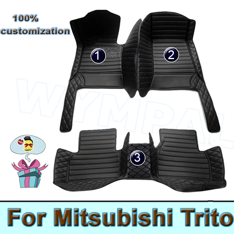 

Автомобильные коврики для Mitsubishi Triton L200 Sportero Hunter strрак KA 2005 ~ 2014, водонепроницаемый напольный коврик, аксессуары для интерьера автомобиля