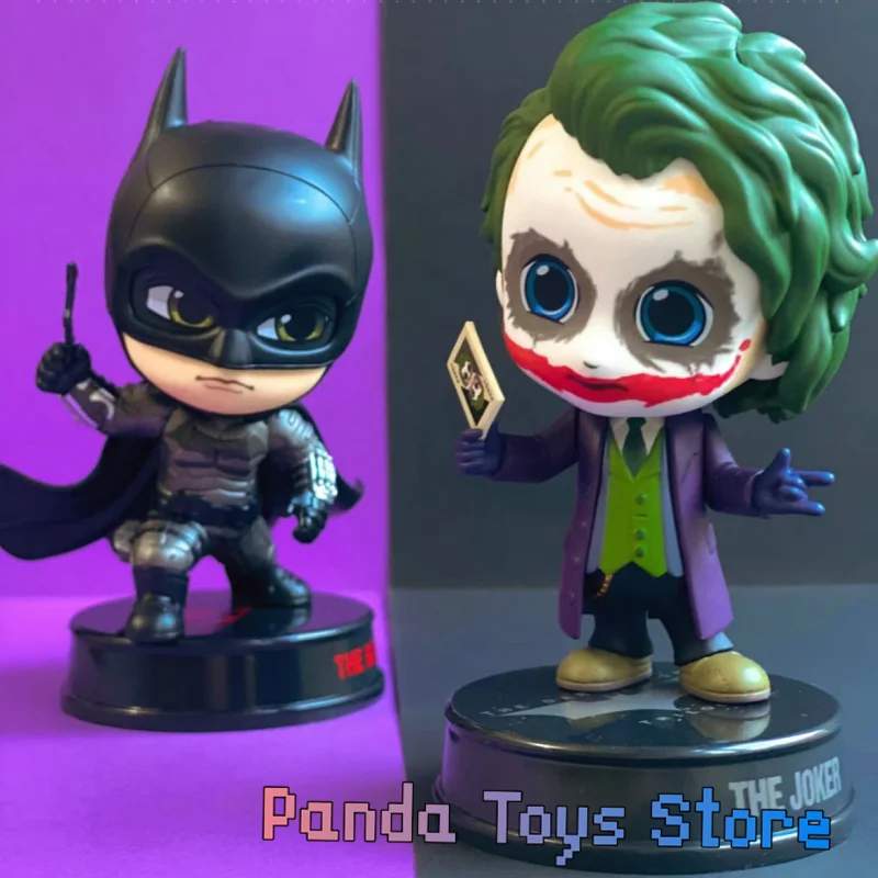 Genuine Hot Toys Batman The Dark Knight Joker Figures Model Toys Mini Set Di Bambole Da Collezione Ornamenti Desktop Regali Di Natale Per Bambini
