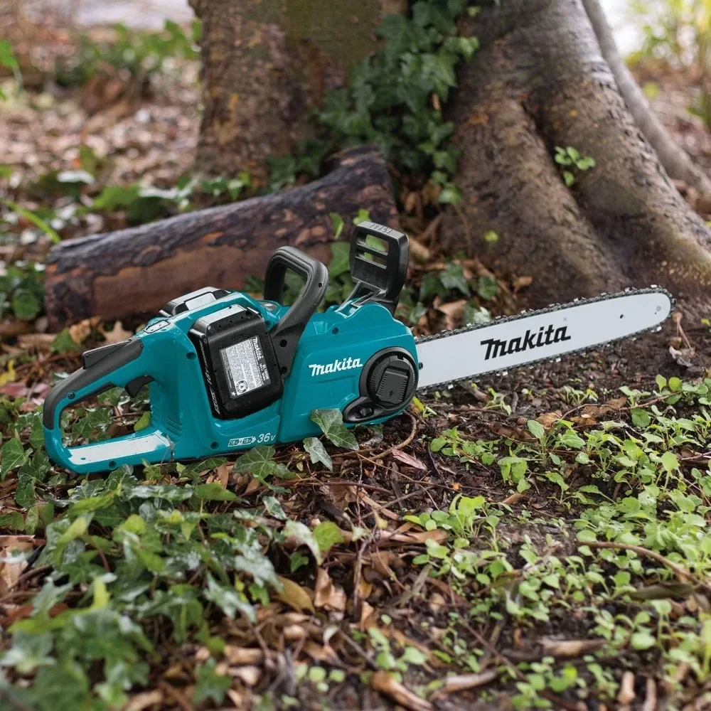 Makita XCU04PT1 36V (18V X2) LXT® Brushless 16" Chain Saw Kit with 4 Batteries (5.0Ah) 3