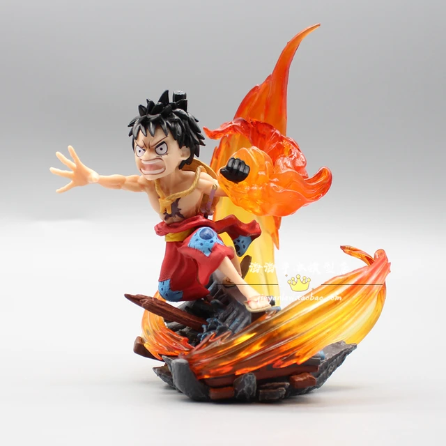 14cm One Piece Anime Figura Wano País Monkey D Luffy Vs Kaido Dragão Luta  Gk Luffy Pvc Tamanho Grande Figura de Ação Toy Model - AliExpress