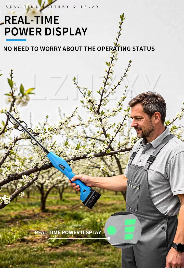 Electric Flower Thinning Machine, Vegetable Flowering Machine, Lithium-Ion Batte