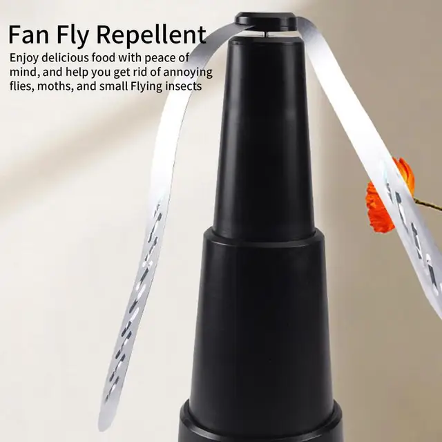 Kültéri Konyhai Légyriasztók Rajongó Légypusztító Tartsa Távol Legyek Hibákat Az Élelmiszer -Háztartási Kártevőirtók Asztali Ventilátorától - Image 3