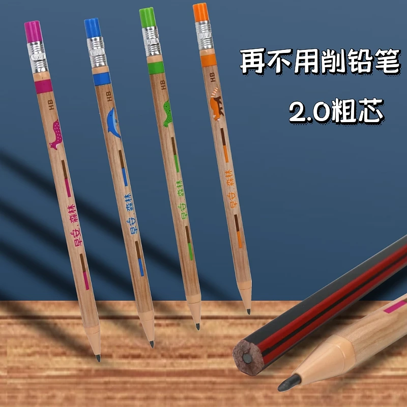 Set 6 Matite Meccaniche Nicpro - 0.3, 0.5, 0.7, 0.9mm E 2mm Con Mine Ricarica (4B, 2B, HB, 2H)