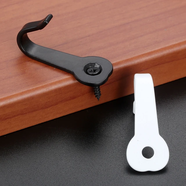  5pcs White Coat Hooks Wall Mounted Coat Hooks