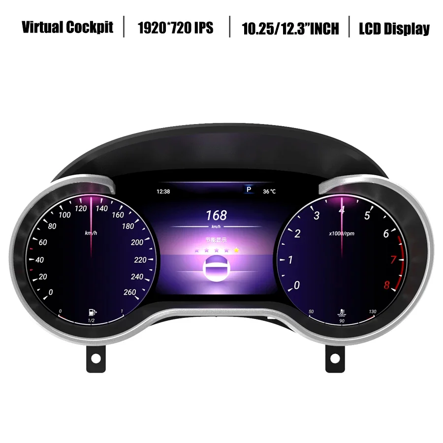 Panel de instrumentos digital de 12.3'' para Mercedes Benz GLE/GLS/ML/GL/R/G-Class W164 X164 W166 X166 W251 W463, velocímetro LCD para cabina. 1