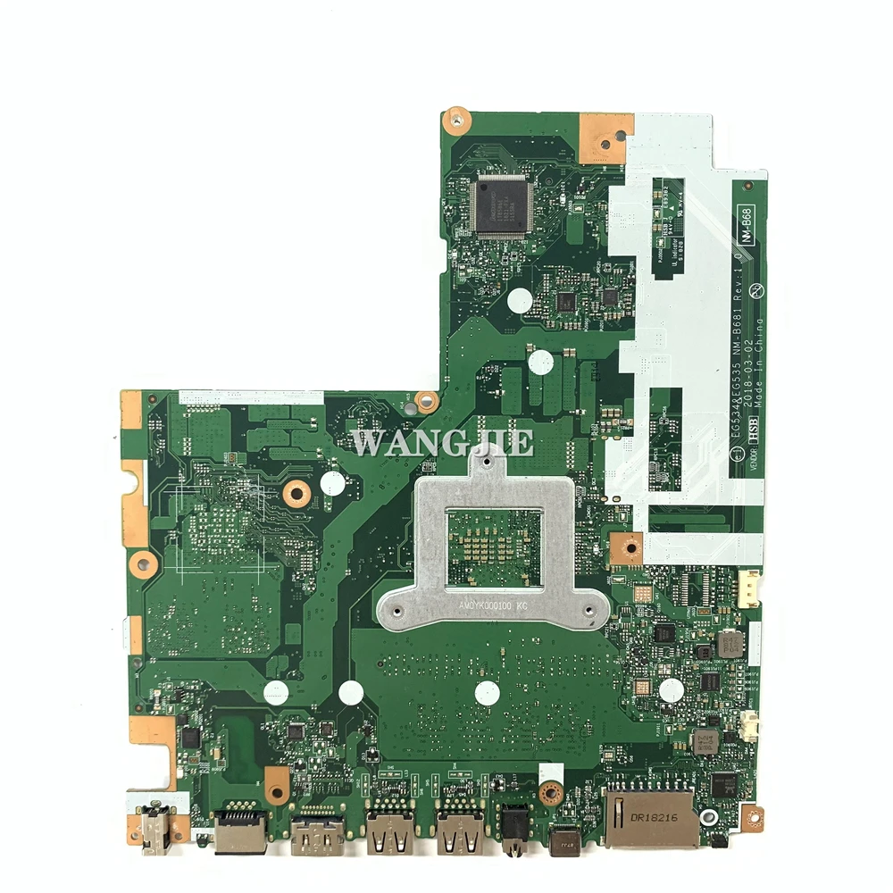 placa-mãe eg534 eg535 NM-B681 com R3-2200U cpu 4g ram ddr4 100% trabalhando