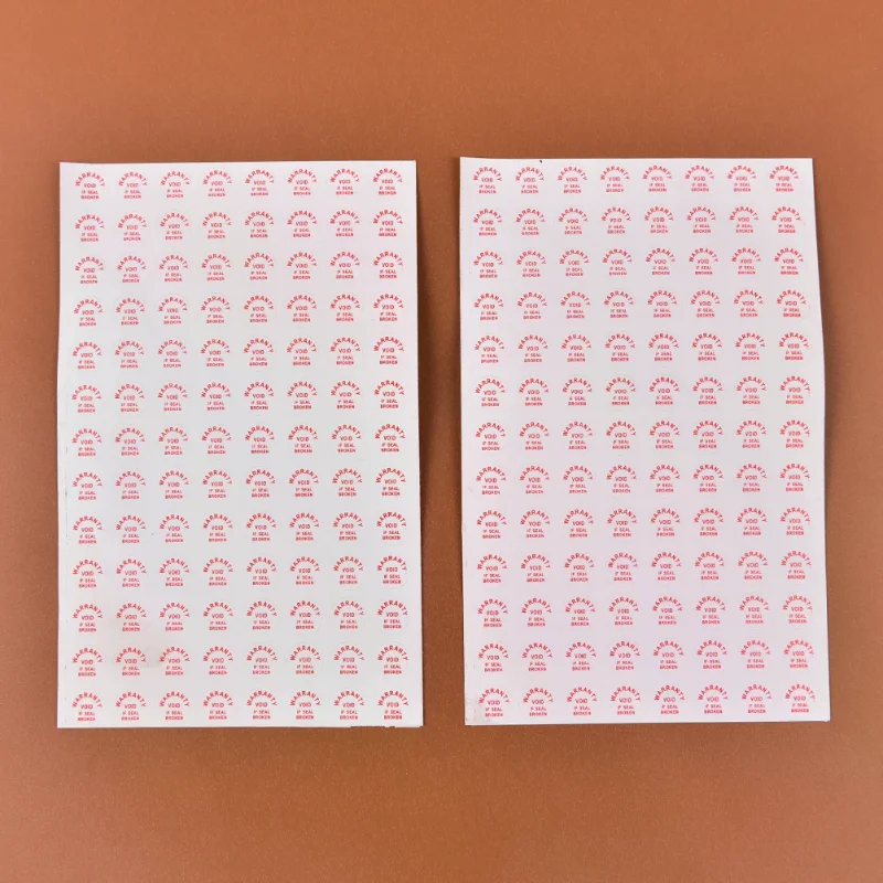 Warranty Void If Damaged - Security Seal Stickers (208 pcs)