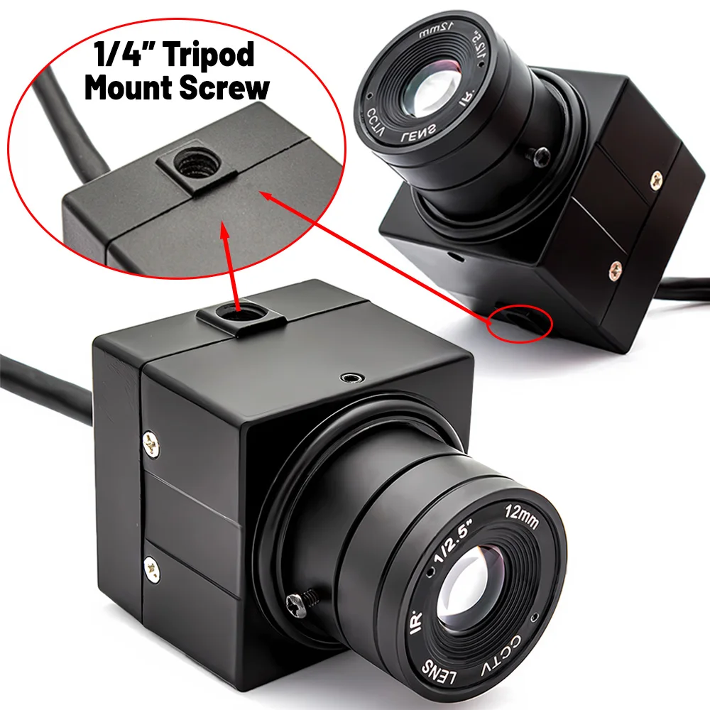 10X Zoom Industrial IP Camera 2MP 50FPS High Speed Motion Camera 5-50mm Manual Z