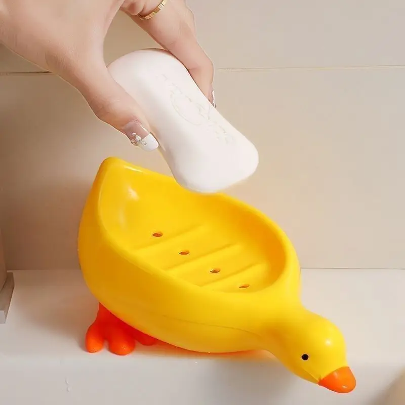 Plastic Soap Dish Self-Draining Holder for Shower