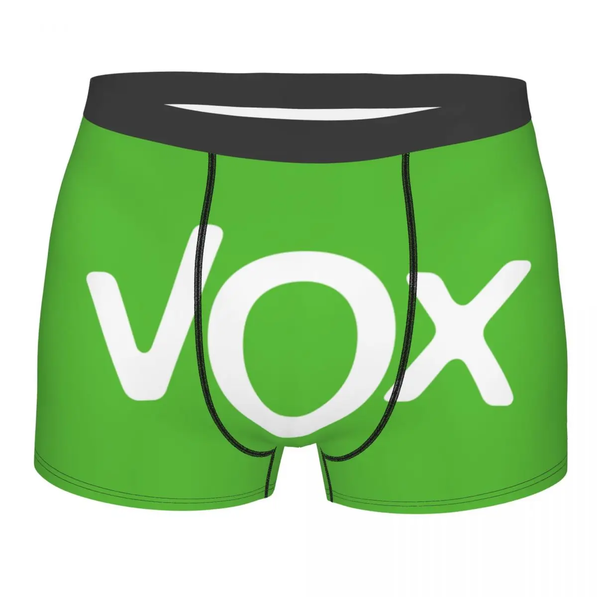 

Custom Spain Vox Flag Underwear Men Breathbale Spanish Political Party Boxer Briefs Shorts Panties Soft Underpants For Homme