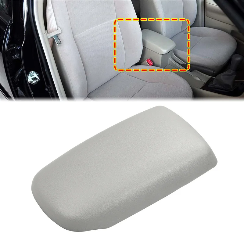 1pc Car Center Console Armrest Trim Cover Latch Lid Arm Rest for Toyota