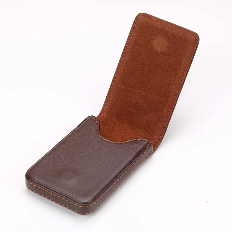 Business Men's Card Holder Magnetic Attractive PU Leather Business Card Case Name Box