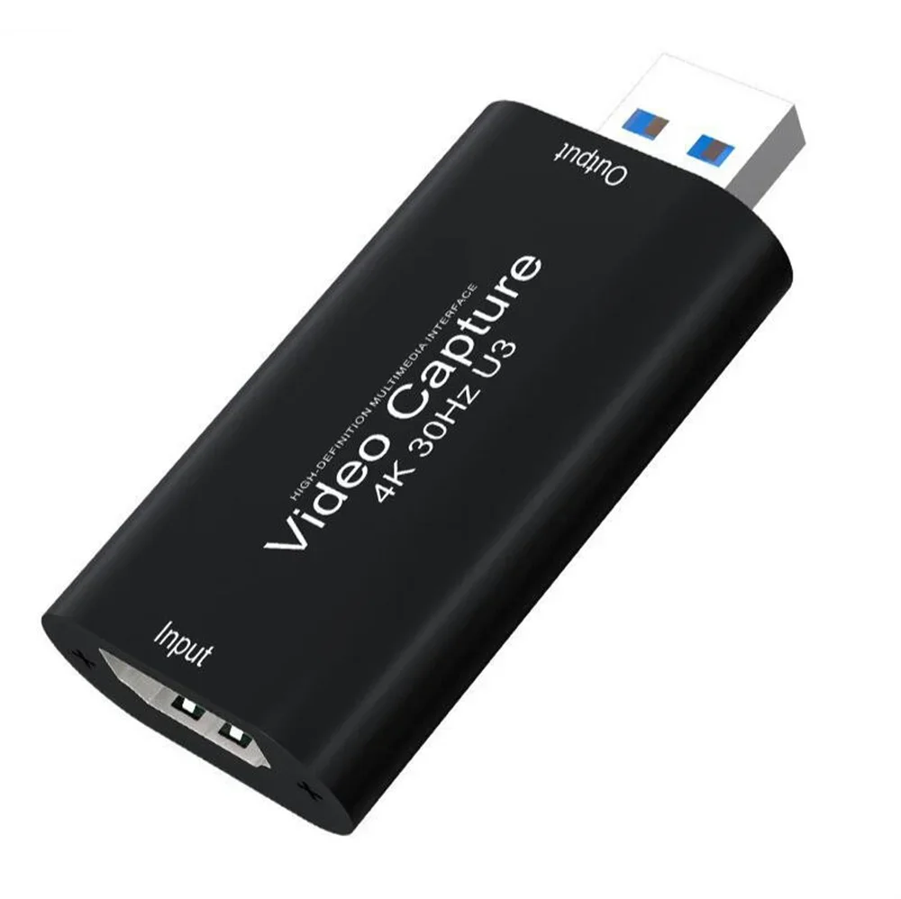 Ultra HD Video Capture Card - High-Speed USB for Game, DVD, Camcorder & Camera Recording and Live Streaming