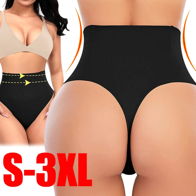 Women Slimming Panties Body Shaper High Waist Thong Belly Control G String  Waist Trainer Butt Lifter Panty Hip Shaping Panties - AliExpress