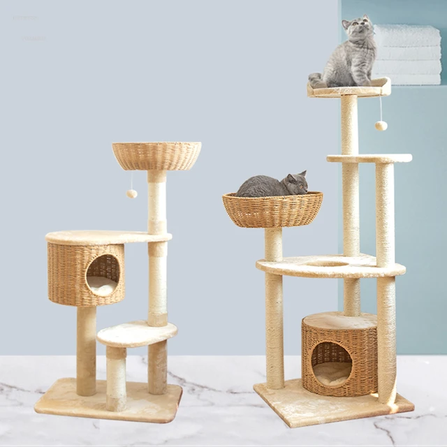 Cat Tree Scratching Posts Épais Cordon de corde de chanvre 6mm Camping  Jardin Utilitaire polyvalent Bricolage Corde d'artisanat pour le  remplacement