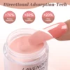 6 x 0.5oz Large Capacity Nude Pink Glitter Colors Air Dry Dipping Powder Set for Nail Salon Manicure Women Girls Gift 4