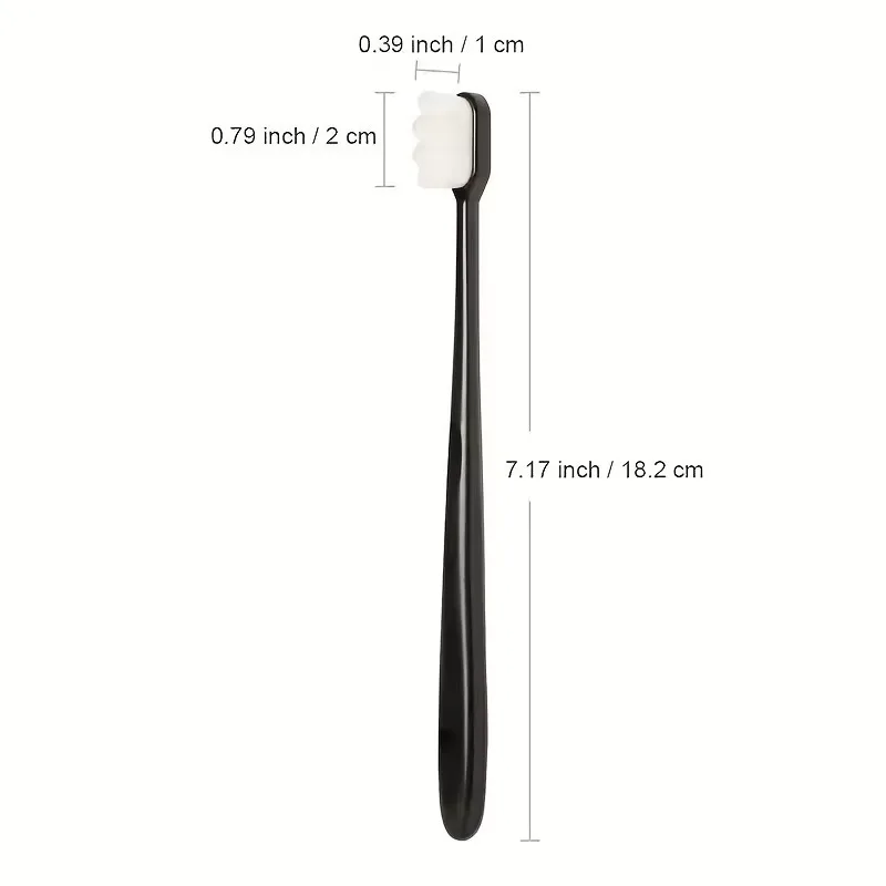5/10PCS 멀티 컬러 소프트 칫솔 백만 나노 헤어 딥 클리닝 독립 포장 휴대용 여행 구강 청소 도구