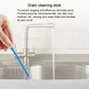 Sink Drain Sticks Drain Cleaner Sticks Clog Remover 14Pcs Sewer Floor Drain Deodorizing Stick Pipe Unclog Cleaning Rod For 5