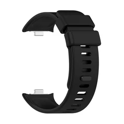 Premium Silicone Strap for Smart Watches - Replacement Wristband Accessory (Black)