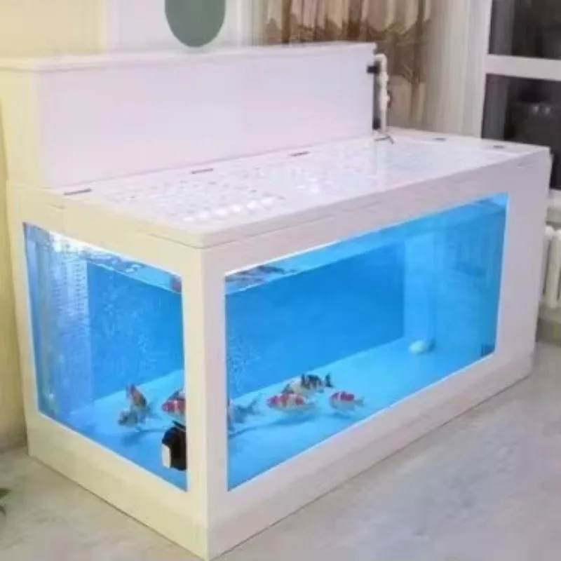 Large fiberglass fiberglass fish farm storage tank with fish pond ...