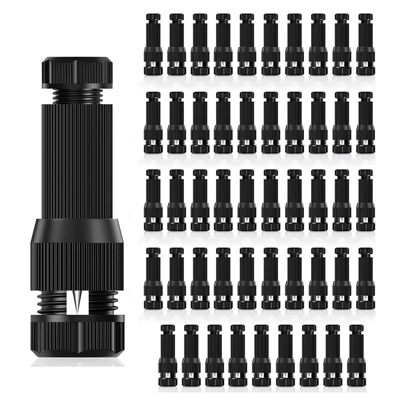 

50Pack Landscape Lighting Connectors Waterproof For Cable Landscape Light Connectors