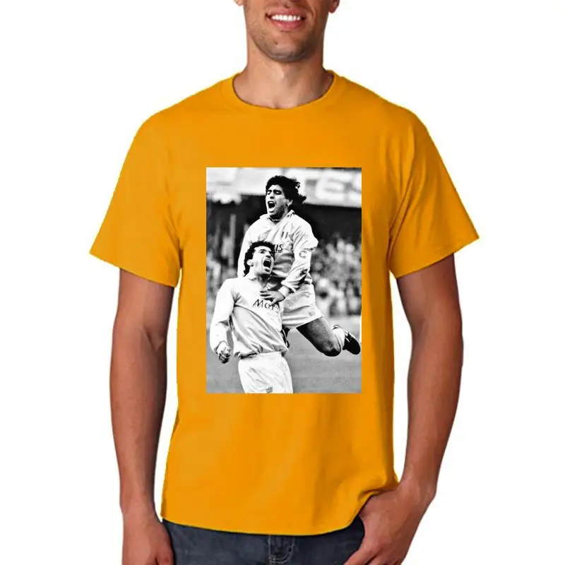 T-Shirt Diego Maradona Caeca Napoli Calcio Vintage Anni 80 2 S-M-L-Xl-2Xl-3Xl