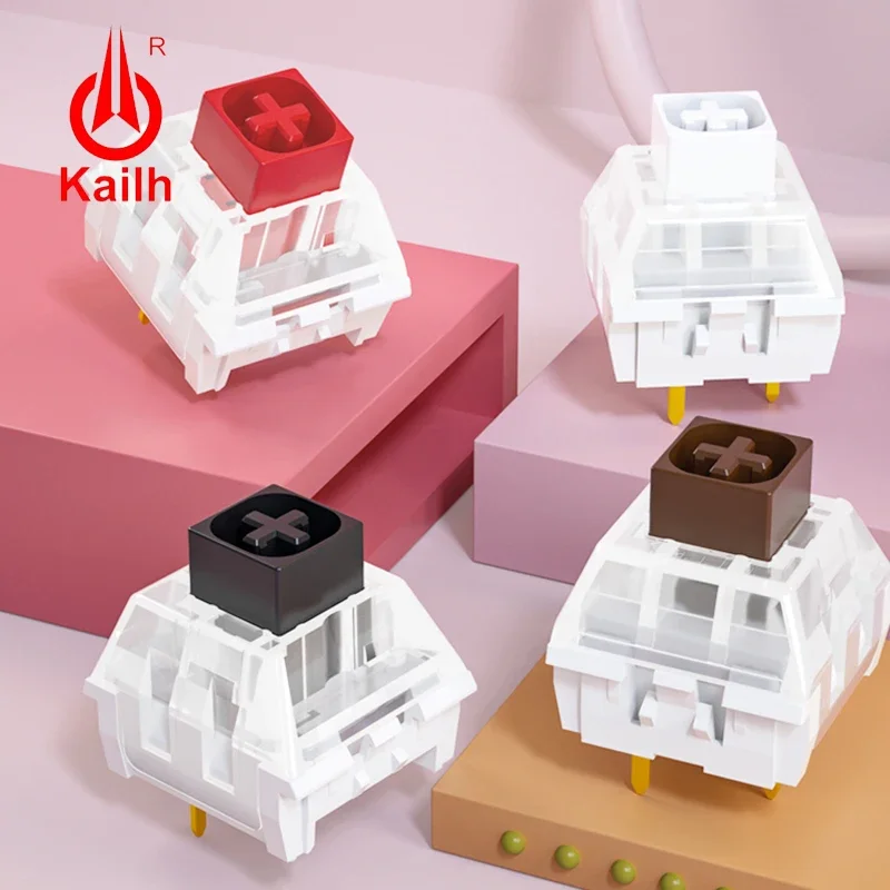 RGB Mechanical Keyboard Switches - Kailh Box White, Red, Brown, Black