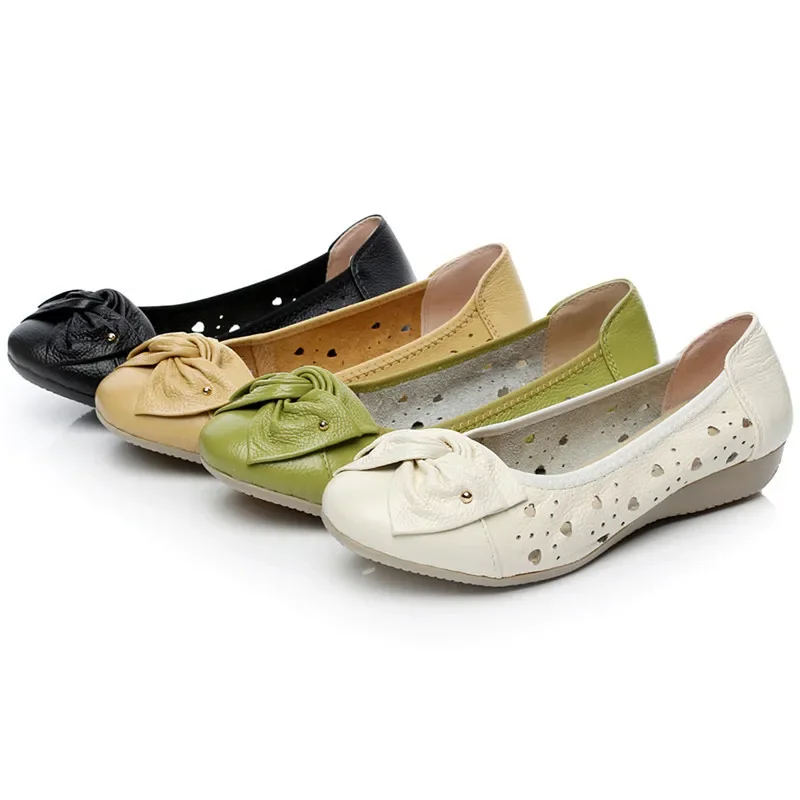 Women Flats Butterfly-knot Loafers Autumn Winter