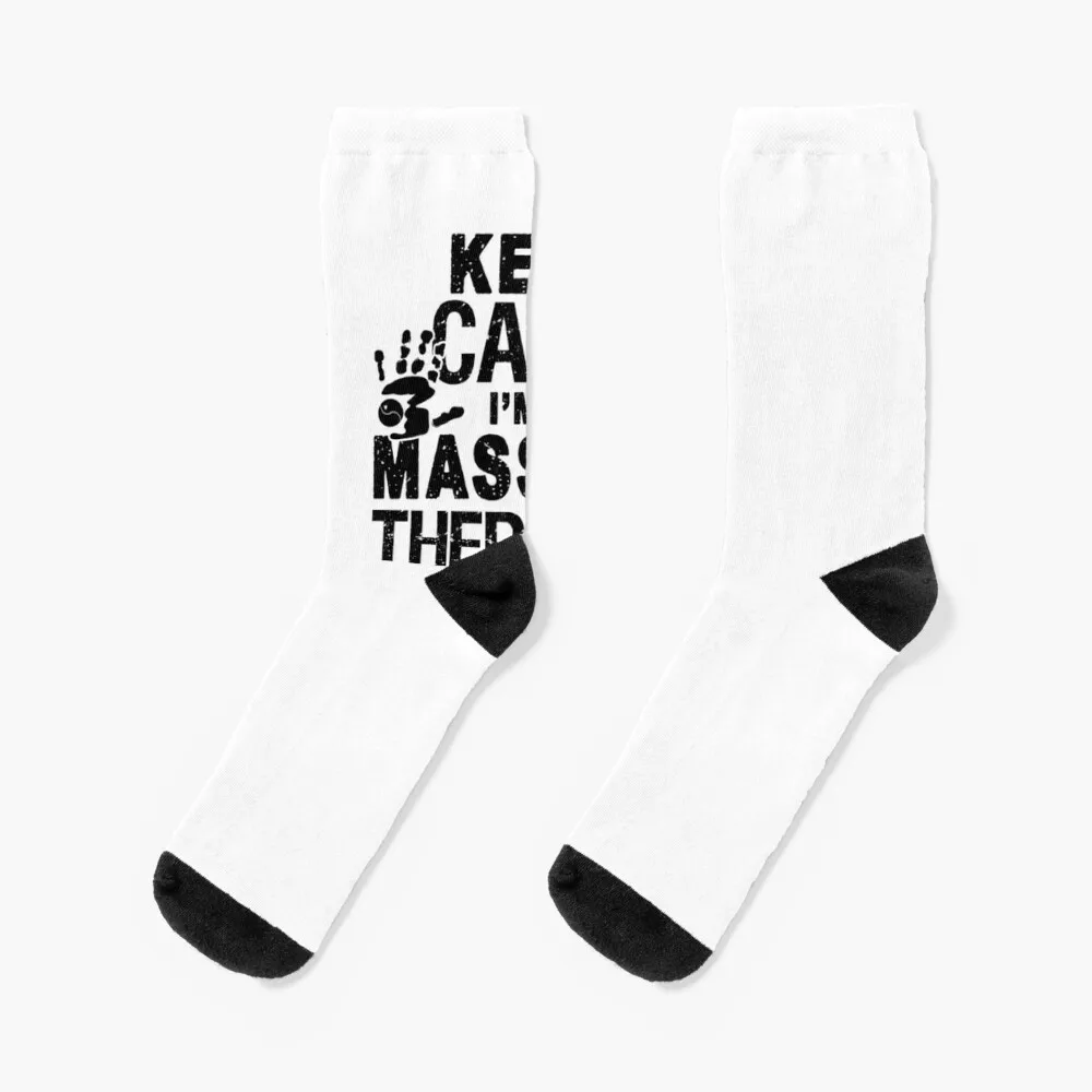 Keep Calm Massage Therapist Socks Thermal socks man winter summer Man Socks Women's rimmel бальзам для губ keep calm